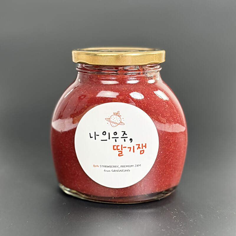 강릉팜,농장에서 직접 만든 수제 딸기잼 600g 딸기함량 80% 맛있는 엄마표 우주딸기