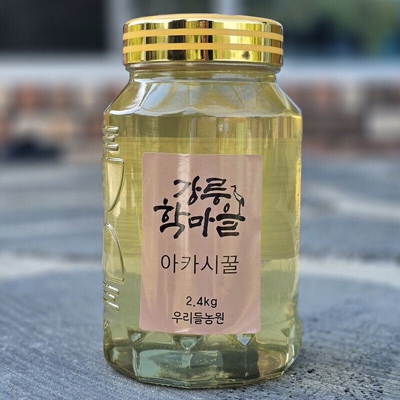 강릉팜,우리들 천연 아카시아벌꿀 100% 자연 아카시아꿀 2.4Kg 산지직송
