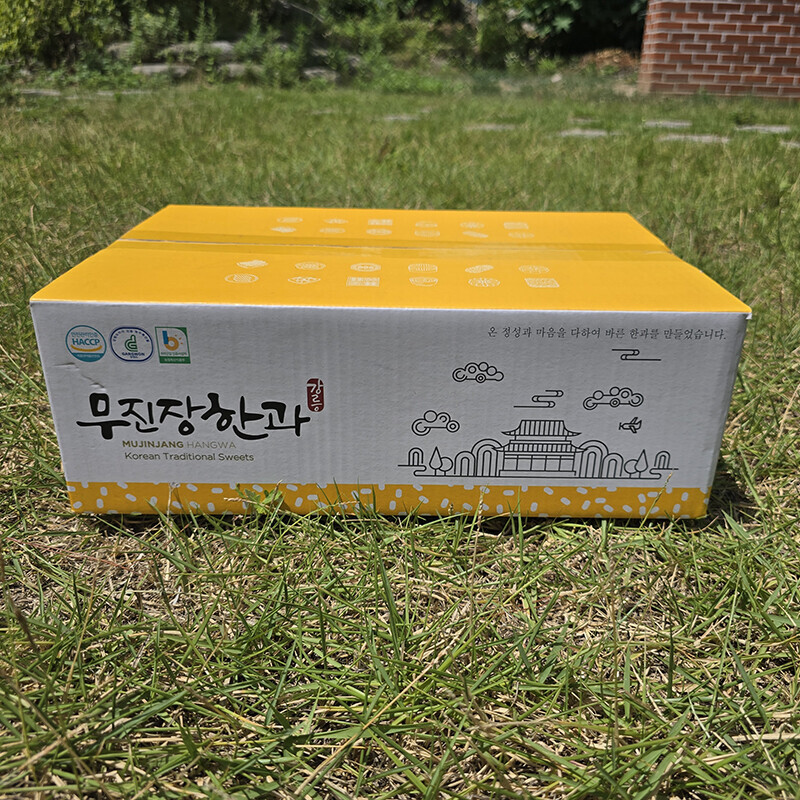 강릉팜,무진장한과 강릉사천 수제한과 실속형 선물 3종 과즐 유과 반반 중