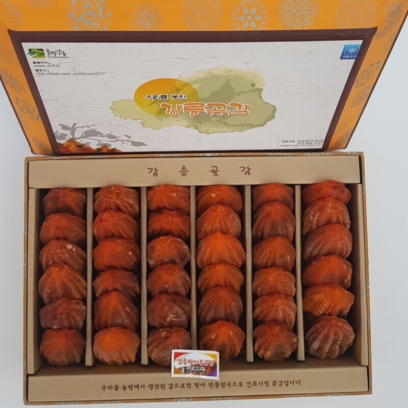 강릉팜,[강릉곶감우리들농원]건시 한지1호(2.7kg/36~42개)