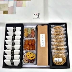 G-MIDAM 강릉미담 (강릉팜 미담종합 26-생강청&정과셑)▶무료배송◀ 콩고물도라지정과 생강,금귤,연근정과 생강청,오곡칩품위있는 명절선물 무보님 은사님 사돈