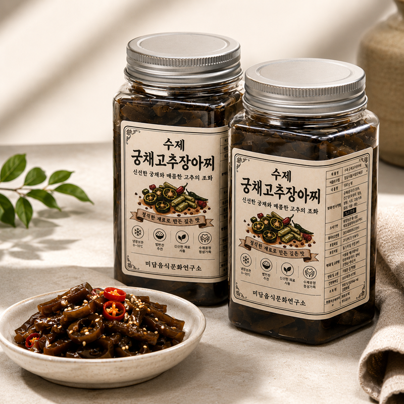 강릉팜,G-MIDAM 강릉미담 저염궁채고추장아찌