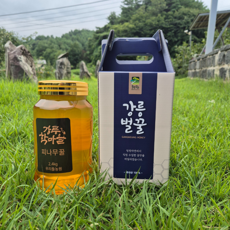 강릉팜,우리들농원 천년피나무꿀2.4kg100%자연꿀 산지직송
