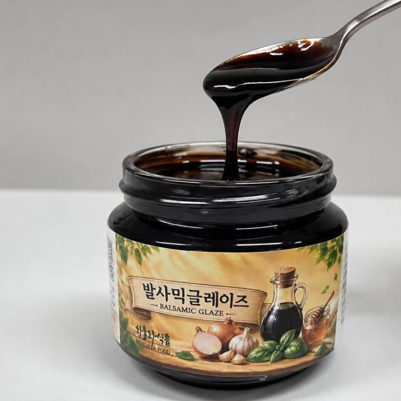 강릉팜,하슬라 발사믹글레이즈 150g 국산 자연발효 사과발사믹식초 사용